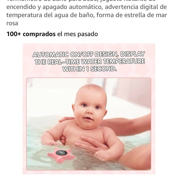 Baby Bath Thermometer - Blue and Yellow - Picture 4 of 8